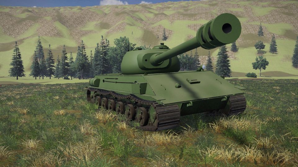 Танк ИС-2 в игре «Огневой рубеж»