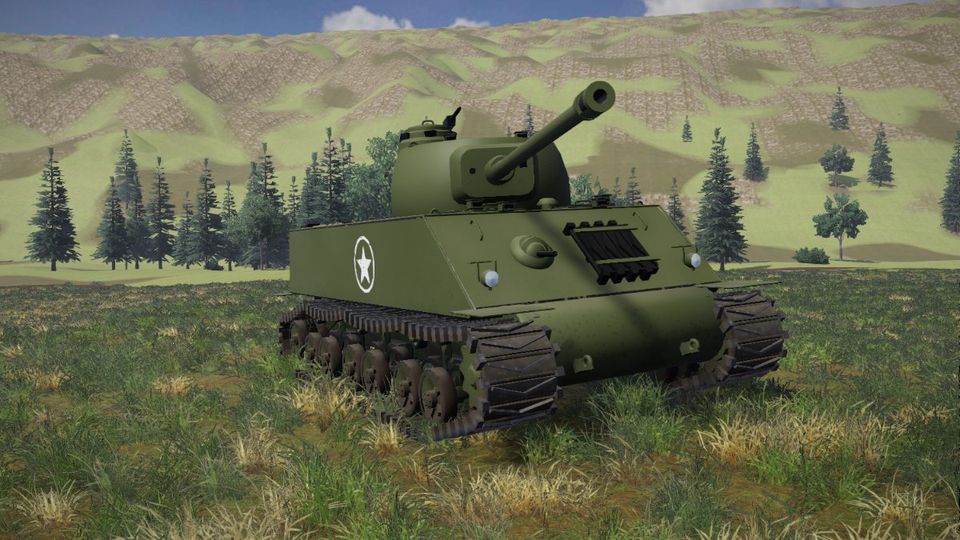 Танк M4A3E8 Sherman в игре «Огневой рубеж»