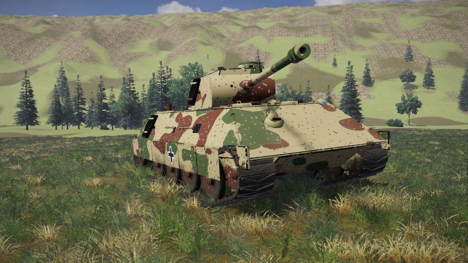Танк Panther в игре «Огневой рубеж»