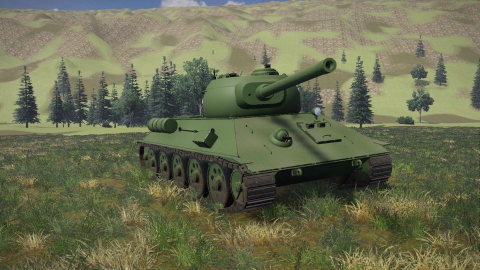 Танк Т-34-85 в игре «Огневой рубеж»